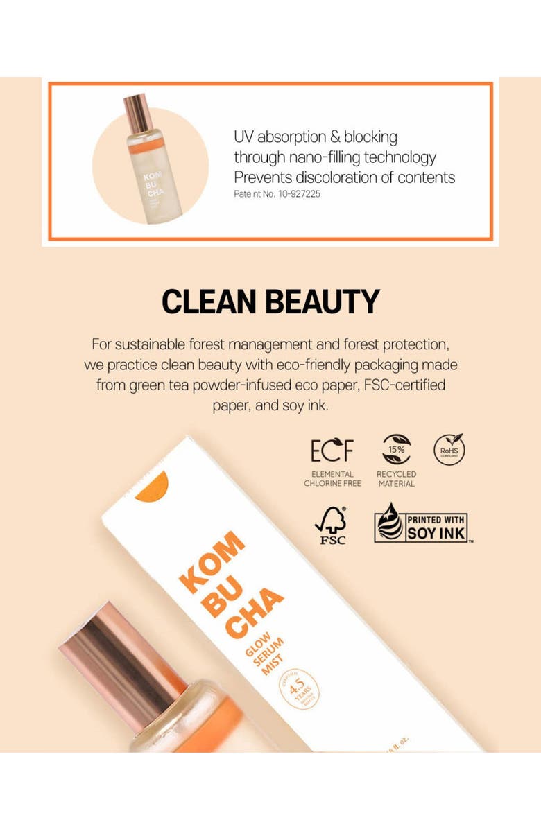 Siia Cosmetics 2-Pc. Kombucha Glow Mist Duo, Alternate, color, Clear