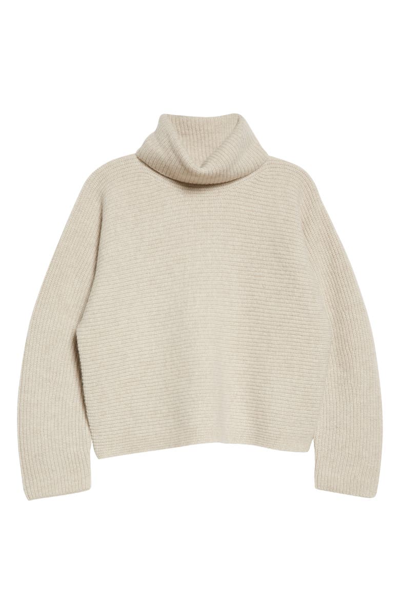 Vince Women's Ribbed Wool & Cashmere Turtleneck Sweater, Alternate, color,