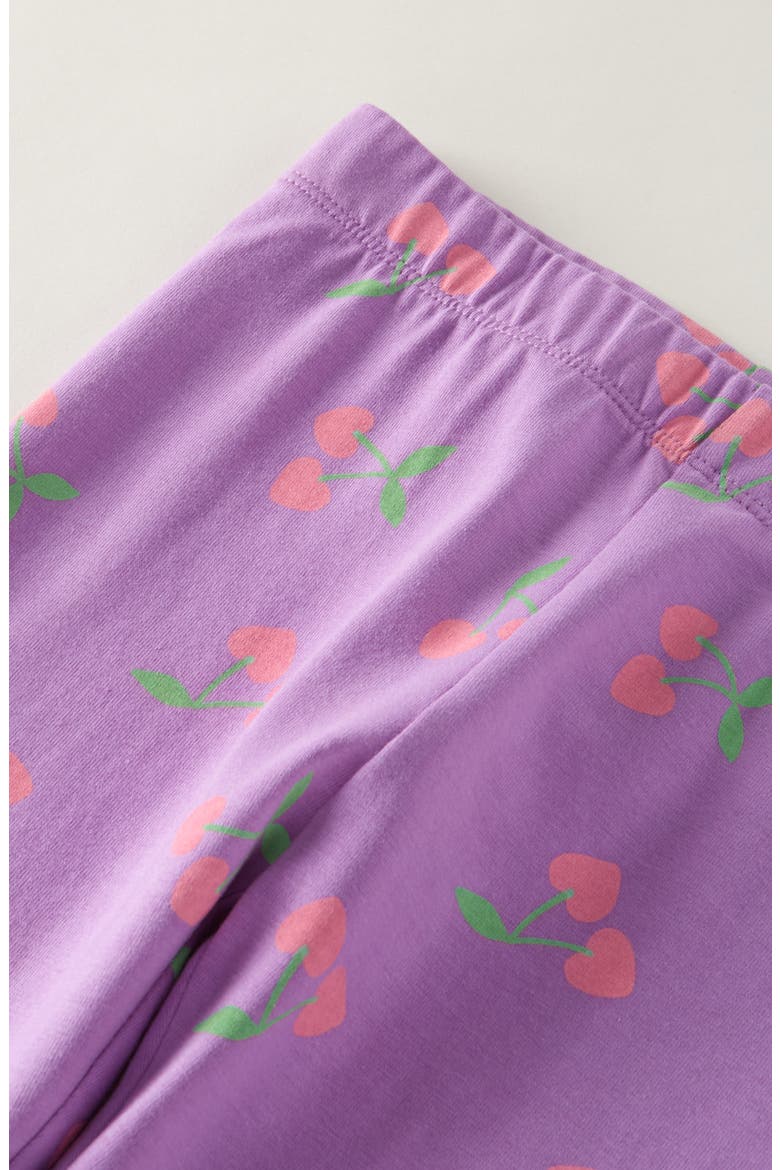Kids' Core Leggings, Alternate, color, PURPLE FOXGLOVE CHERRY HEARTS