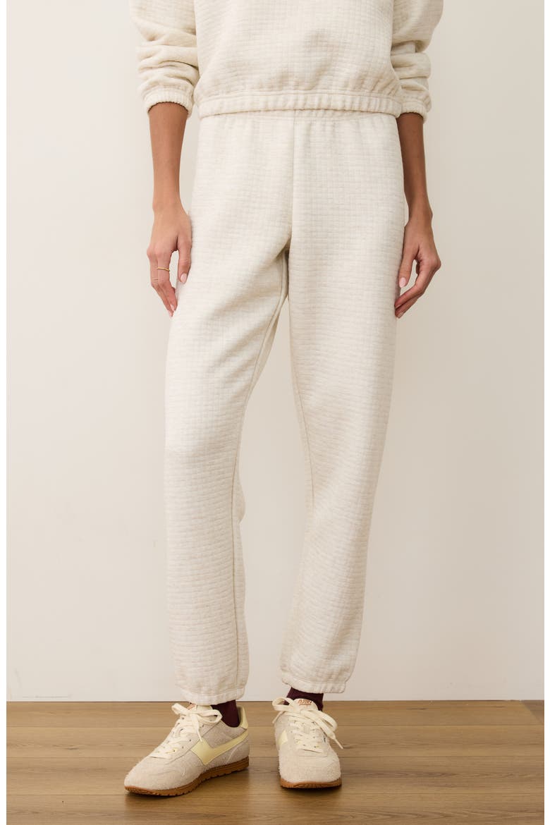 Corbet Quilted Joggers, Alternate, color, OATMEAL HEATHER