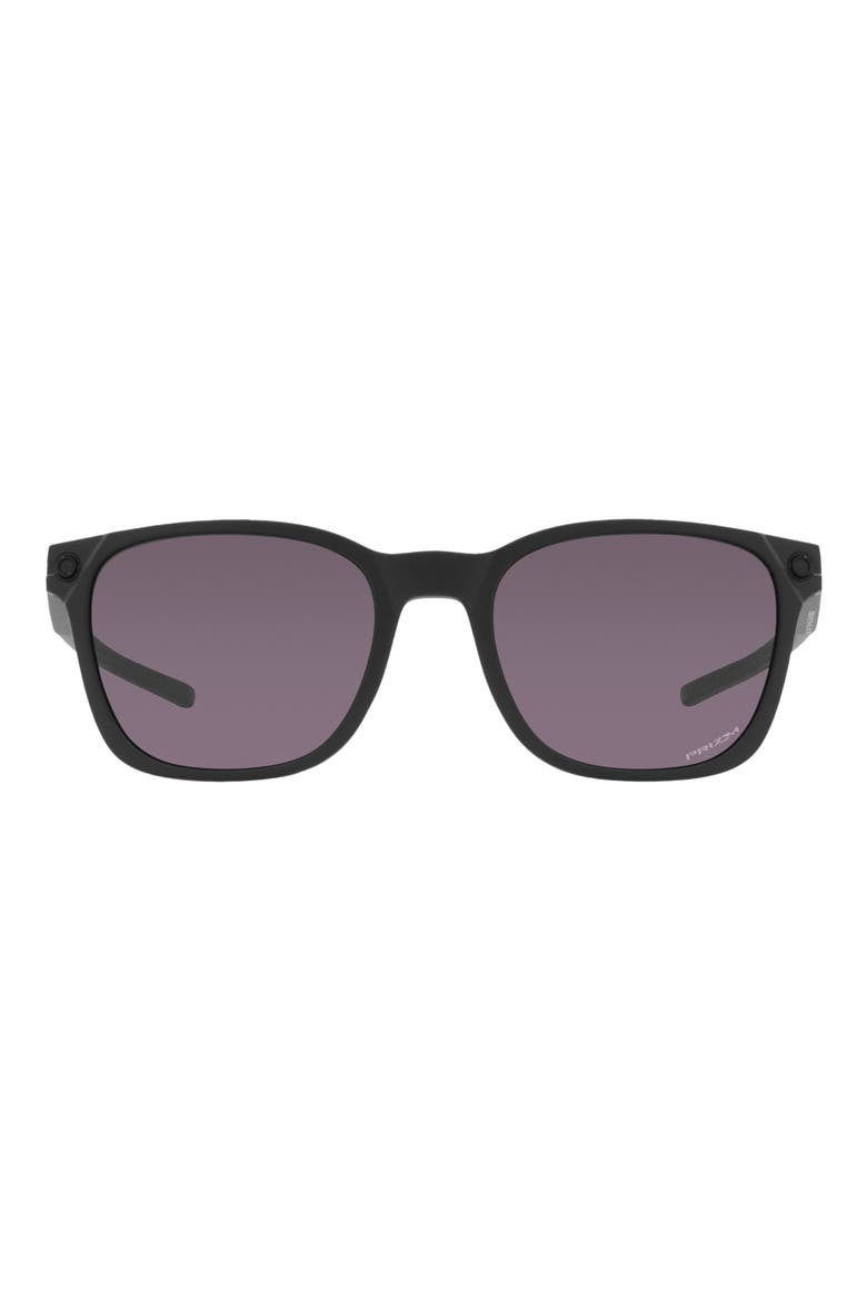 Oakely Prizm™ 55mm Sunglasses, Main, color, MATTE BLACK/ PRIZM GREY
