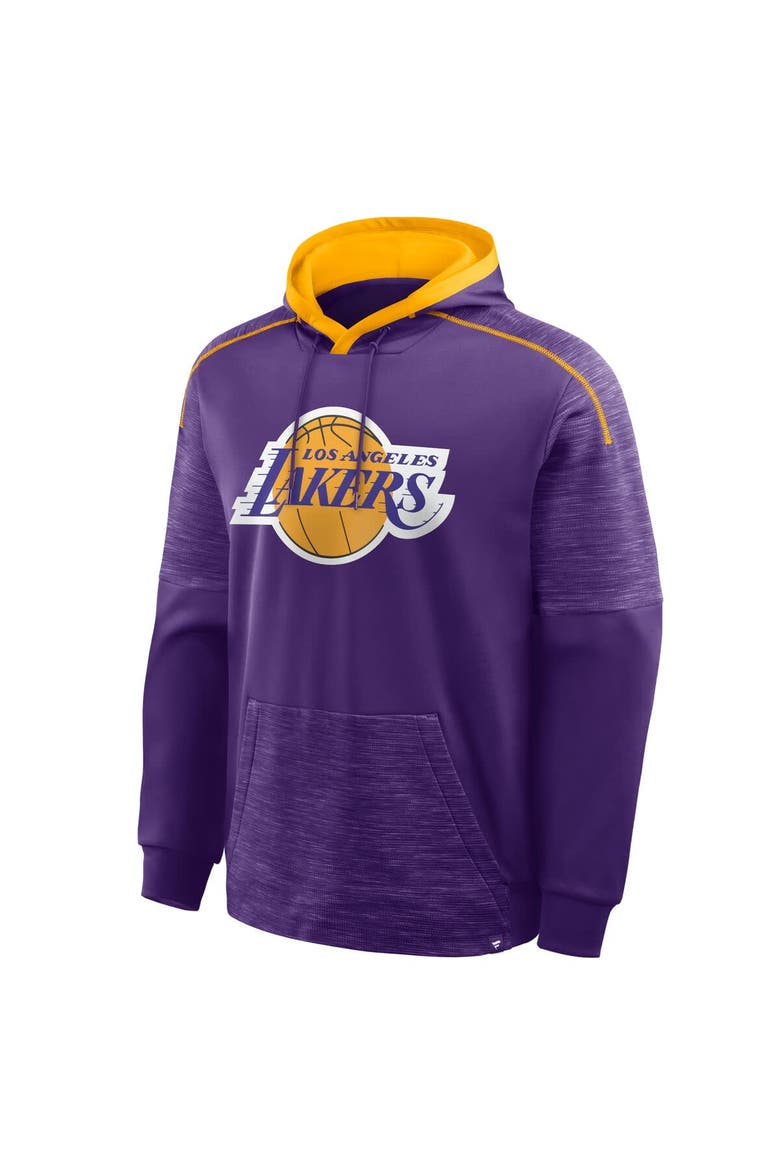 Men's Fanatics Purple Los Angeles Lakers Pick & Roll Defender Pullover Hoodie, Alternate, color, Purple