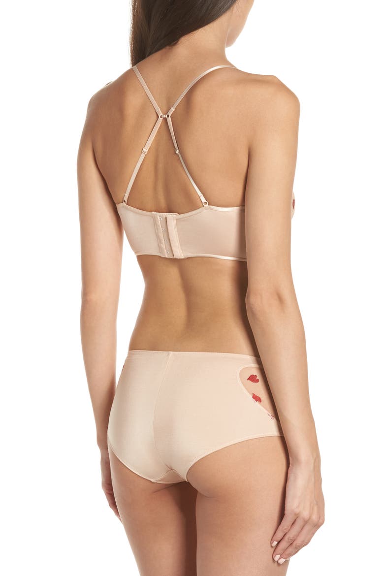 Intimately FP Crush On You Bralette, Alternate, color, RED