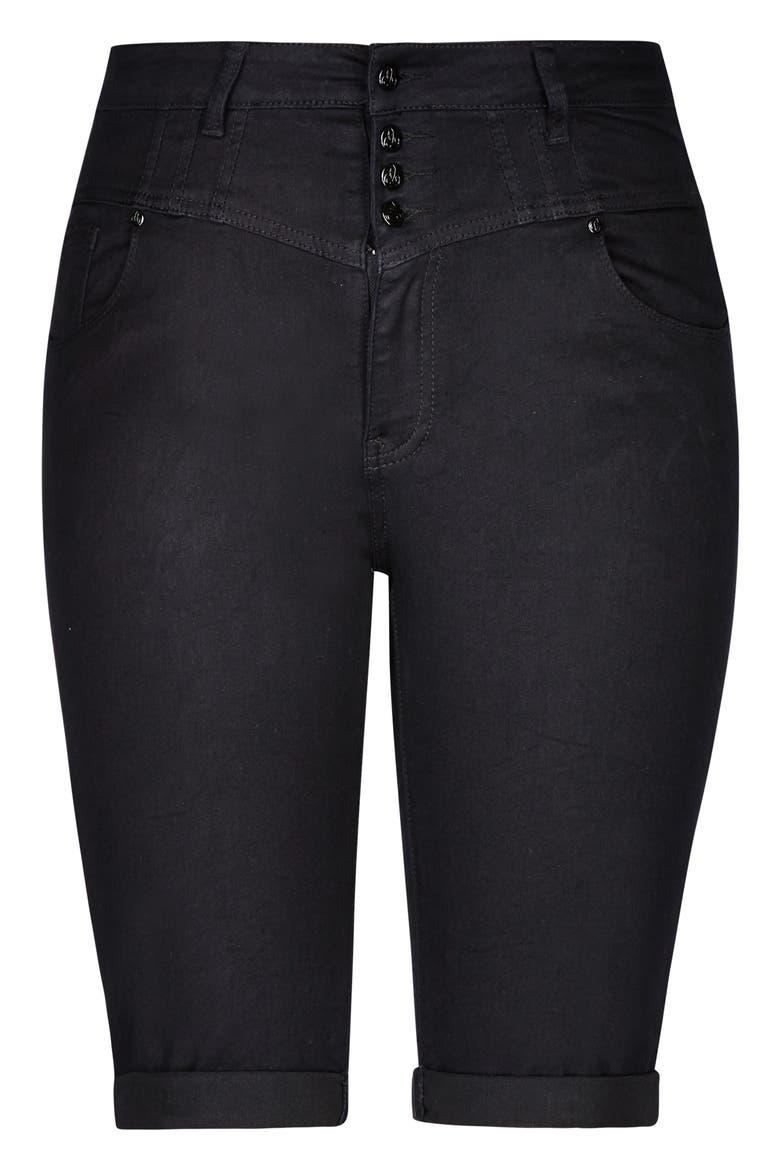 Bermuda Shorts, Alternate, color, BLACK