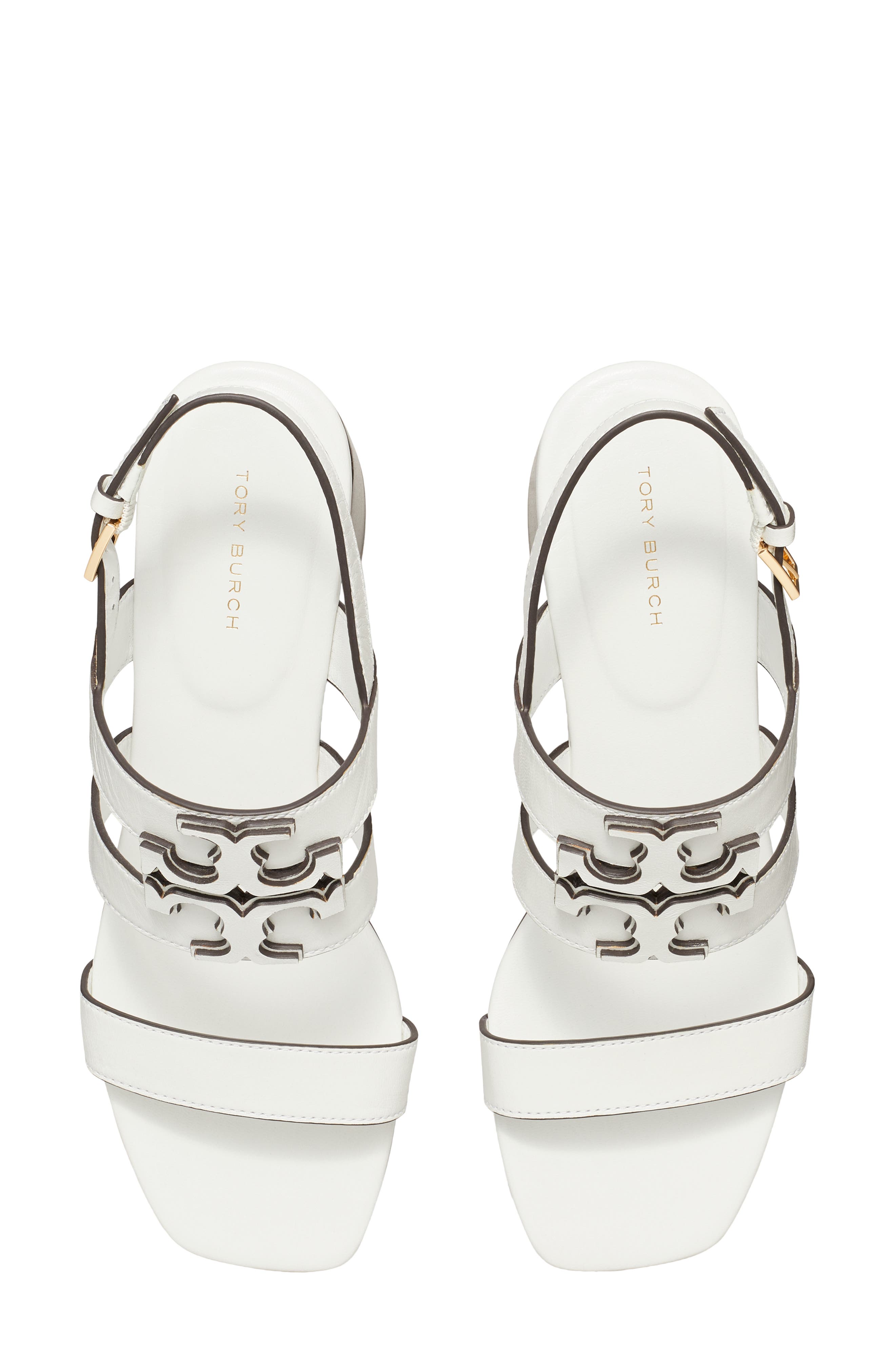 Tory Burch Ines Slingback Sandal, Alternate, color, Gardenia