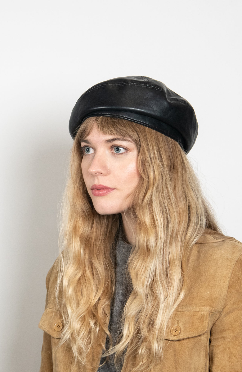 W Y E T H Brooklyn Beret, Alternate, color, Black
