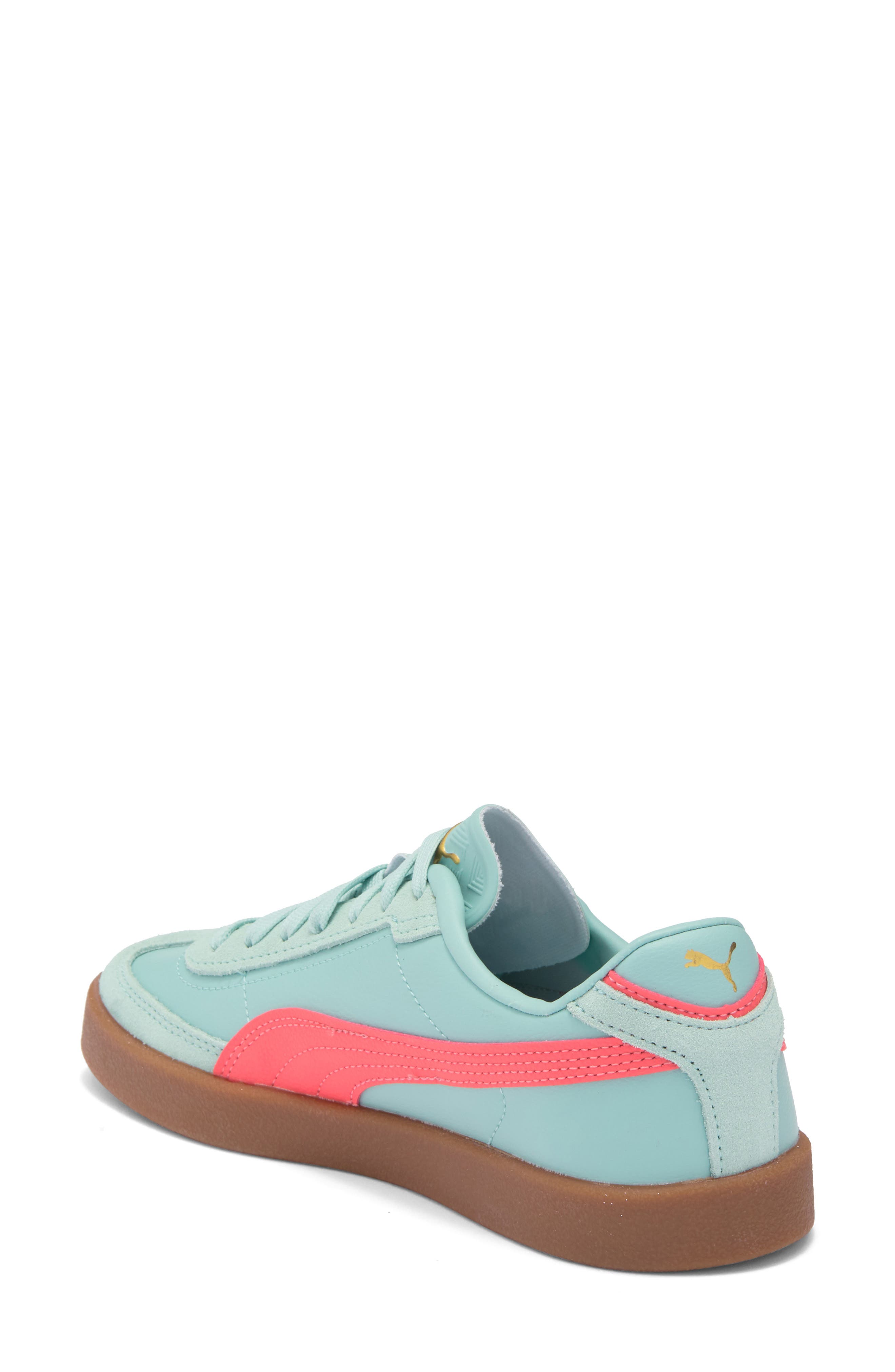PUMA Club II Era Sneaker, Alternate, color, Safe Lake-Peach Frost-Gum