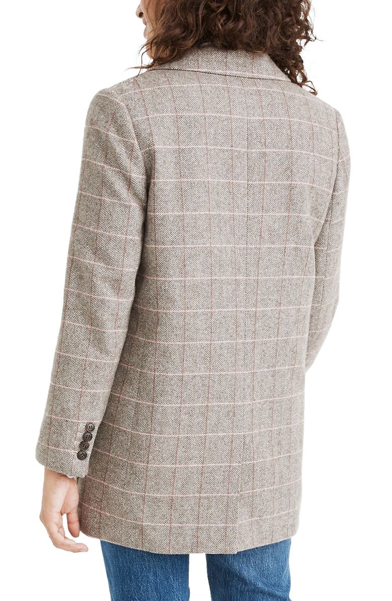 Madewell Woodhull Plaid Blazer, Alternate, color,