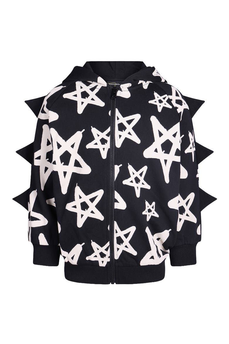 Kids' Graffiti Star Zip Hoodie, Main, color, GRAFFITI