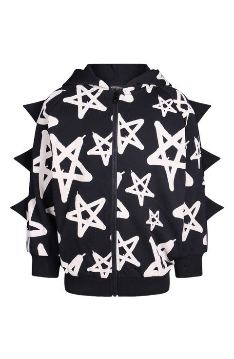 Kids' Graffiti Star Zip Hoodie