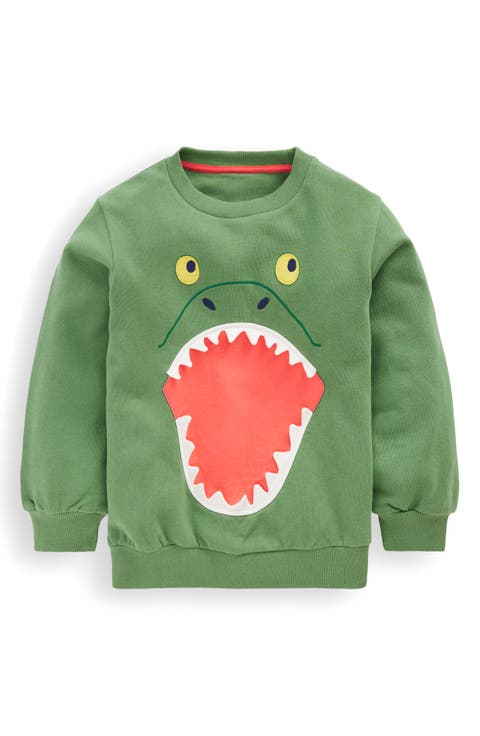 Kids' 3D Dino Cotton Sweatshirt (Toddler & Little Kid)