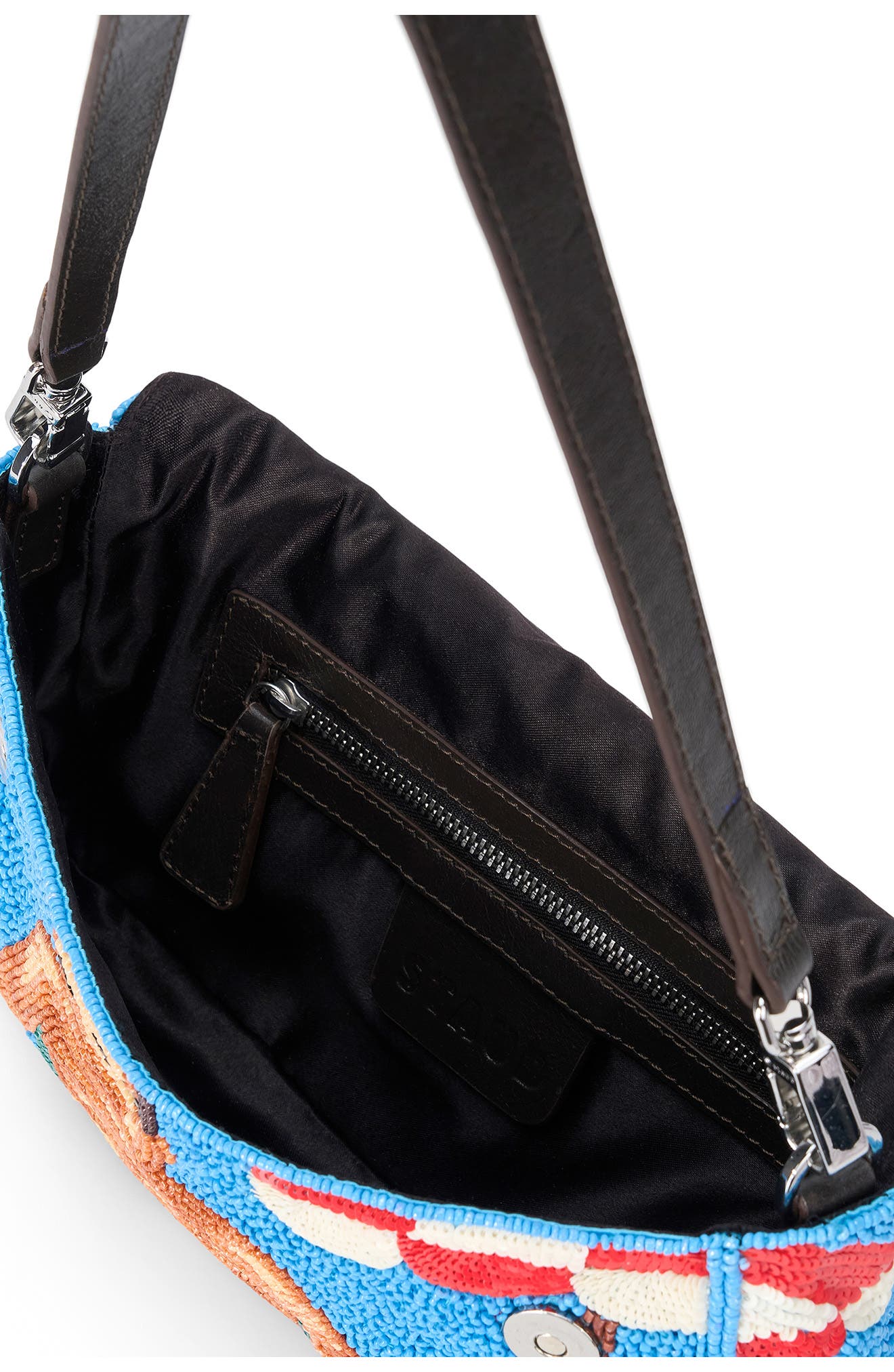 STAUD Timmy Beaded Convertible Shoulder Bag, Alternate, color, Sundaze
