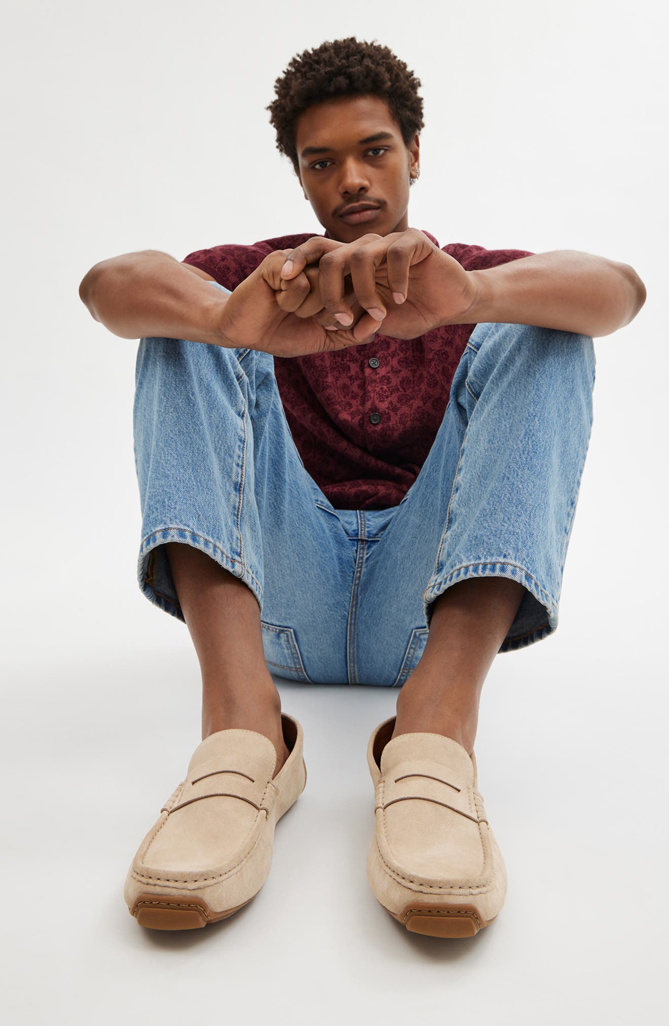 COACH Luca Driving Penny Loafer, Alternate, color, 