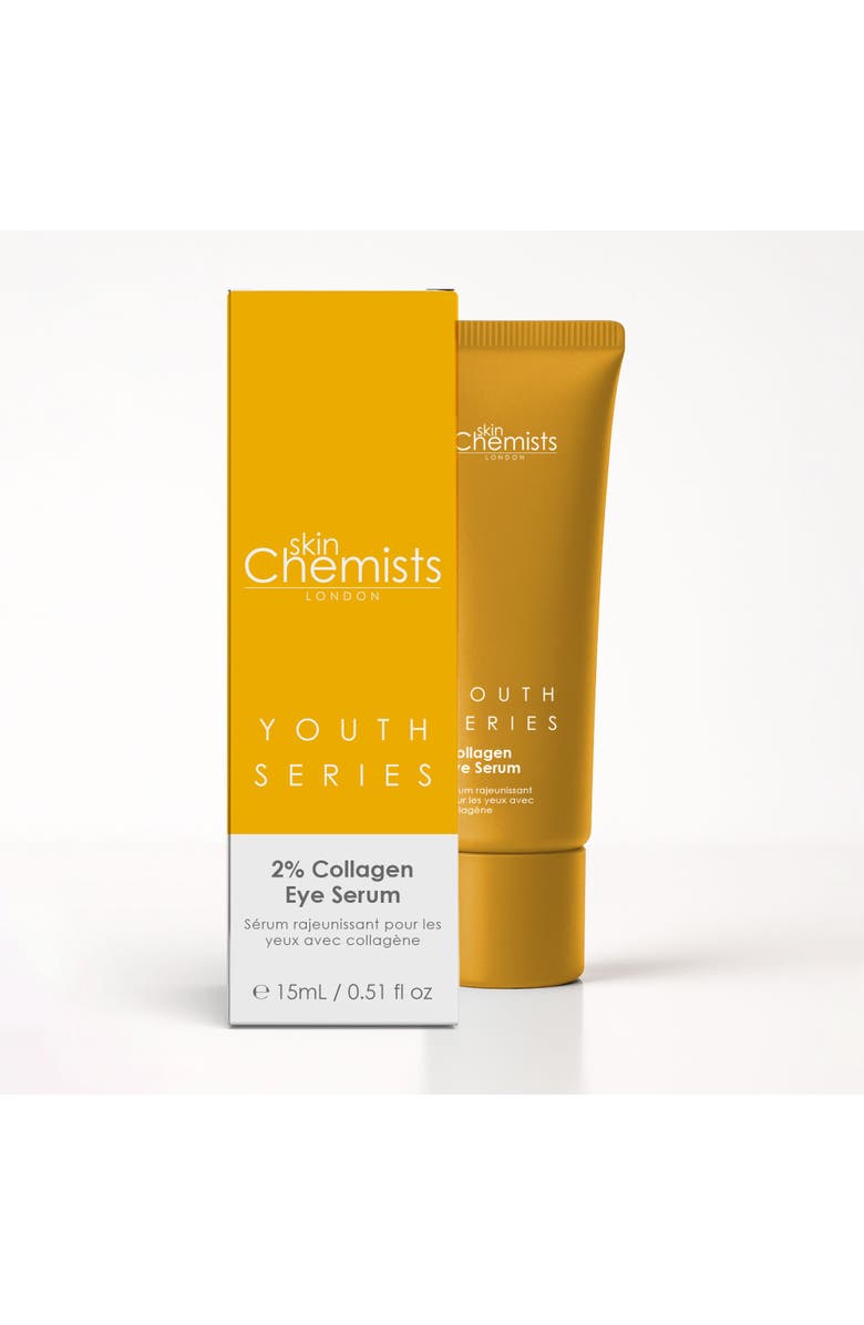 SKINCHEMISTS Youth Series 2% Collagen Eye Serum 15ml, Alternate, color, White