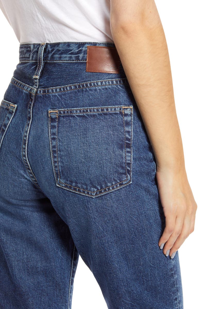 AG The Phoebe High Waist Ankle Straight Leg Jeans, Alternate, color, 