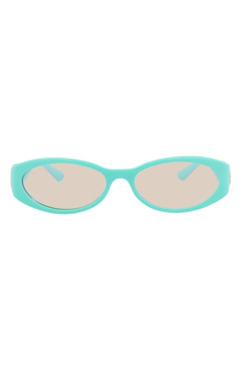 54mm Oval Sunglasses
