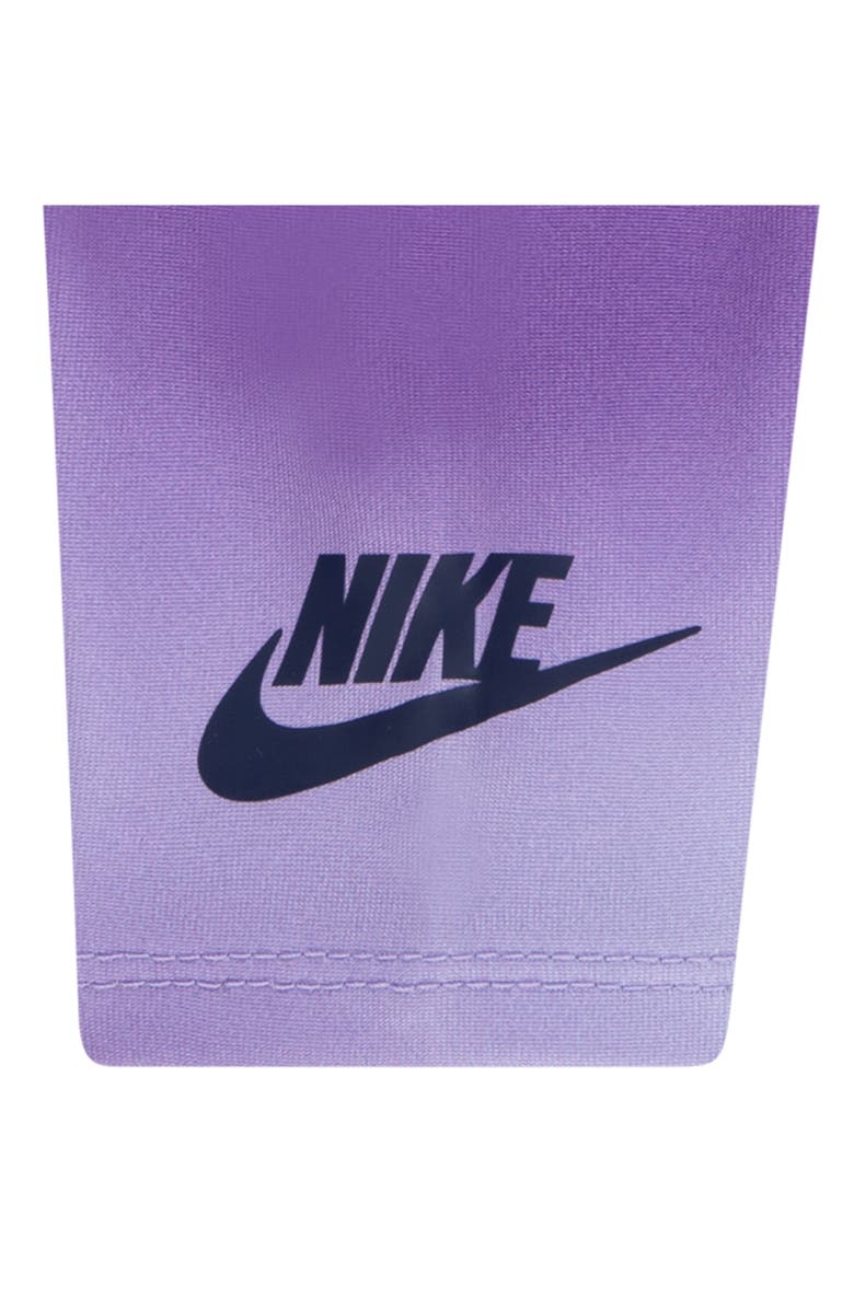 Nike Dri-FIT Logo T-Shirt & Leggings Set, Alternate, color, Black Raspberry