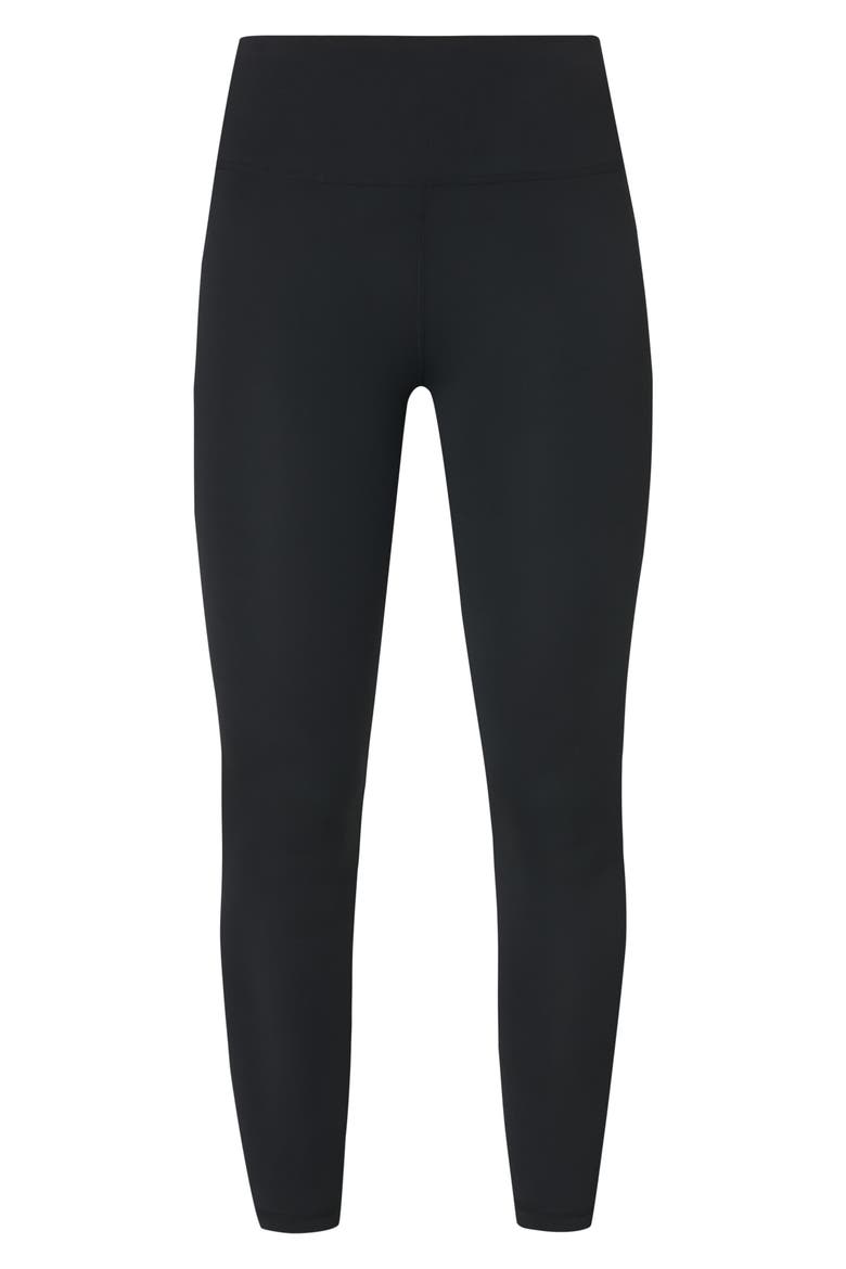 All Day 7/8 Side Stripe Leggings, Alternate, color, BLACK TAUPE