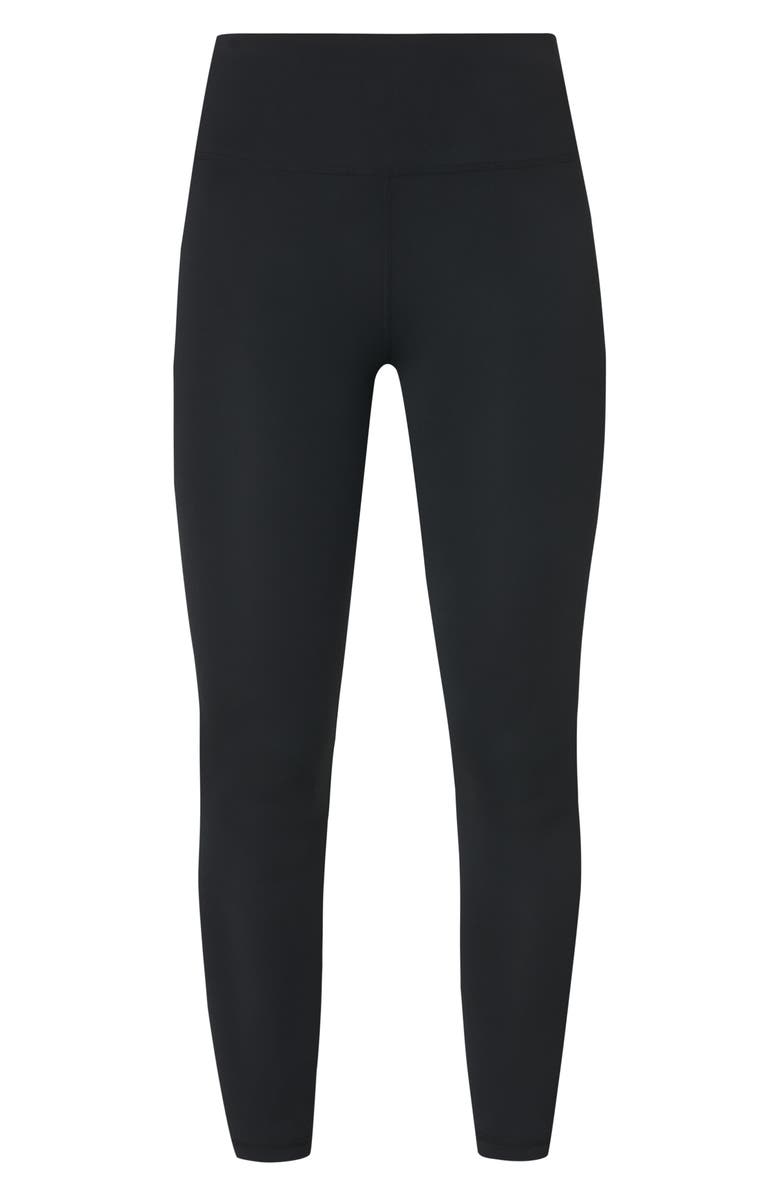 Sweaty Betty All Day 7/8 Side Stripe Leggings, Alternate, color, Black Taupe