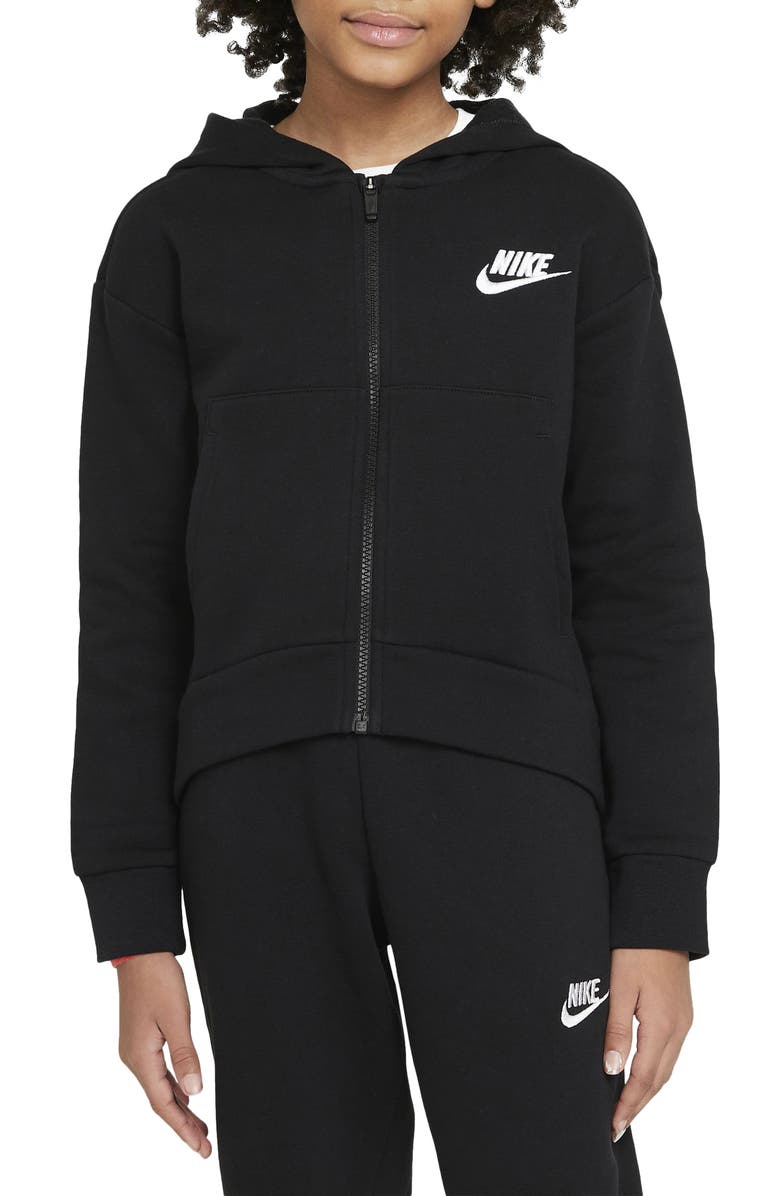 Nike Sportswear Club Fleece Full Zip Hoodie, Main, color, 