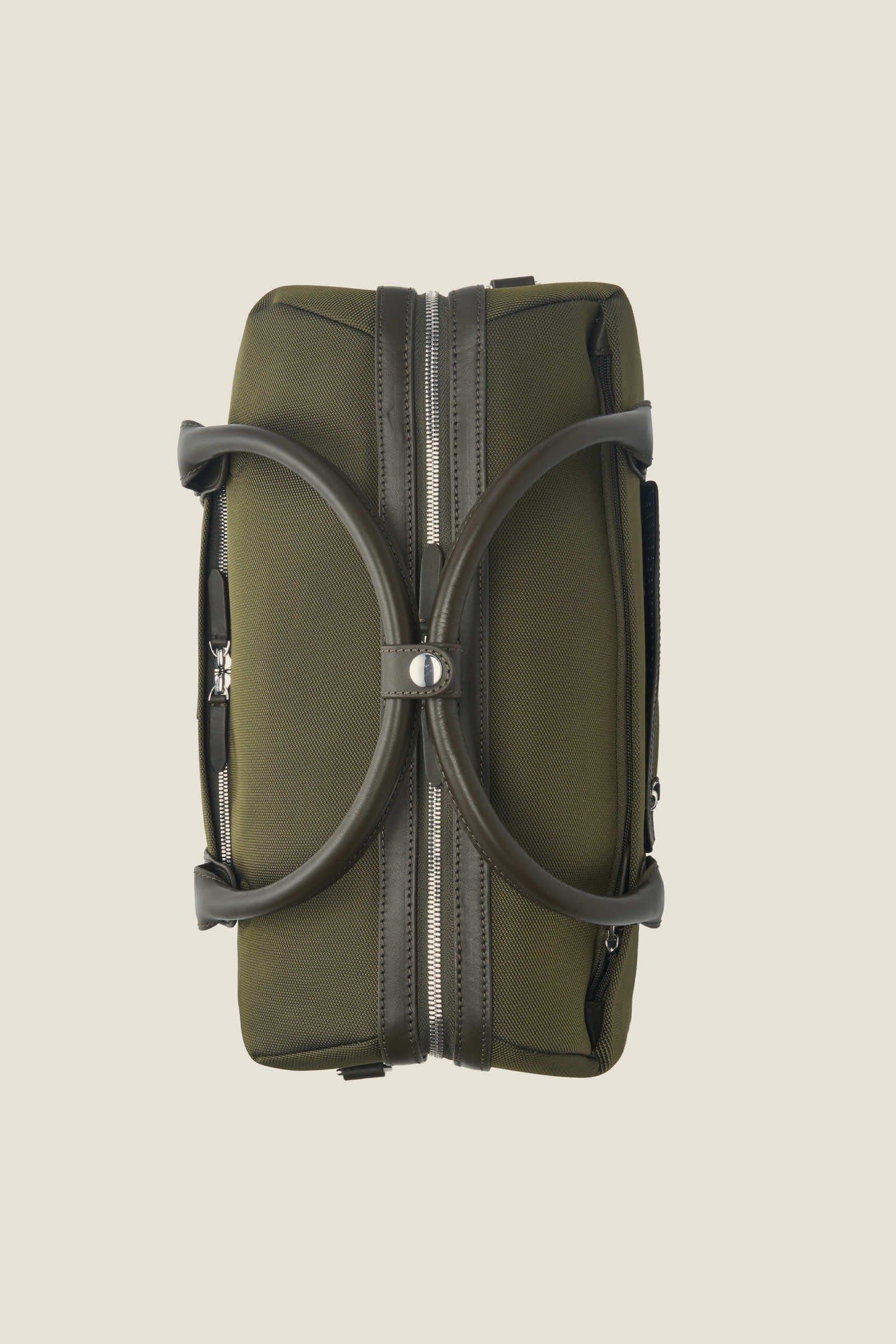 Duffle Suitcase Convertible Underseat Nylon Weekender, Alternate, color, Olive Nylon