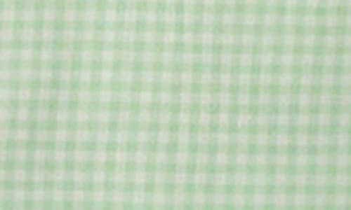 Ralph Lauren Lauren  Print Cotton Blend Short Pajamas In Green Check