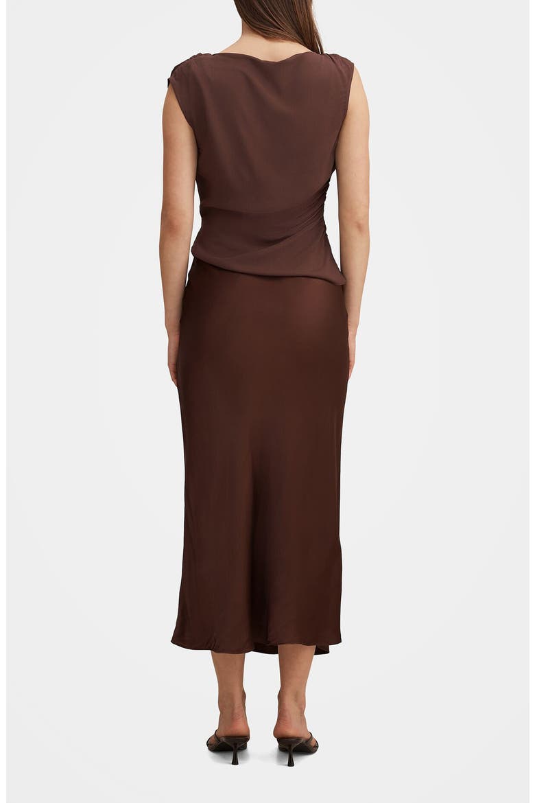 Aurora 2-Piece Maxi Dress, Alternate, color, CHOCOLATE