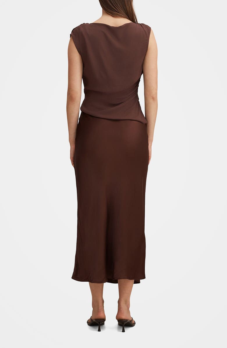 Ever New Aurora 2-Piece Maxi Dress, Alternate, color, Chocolate