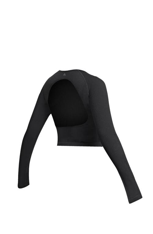 Vitality Synergy Open Back Long Sleeve In Black