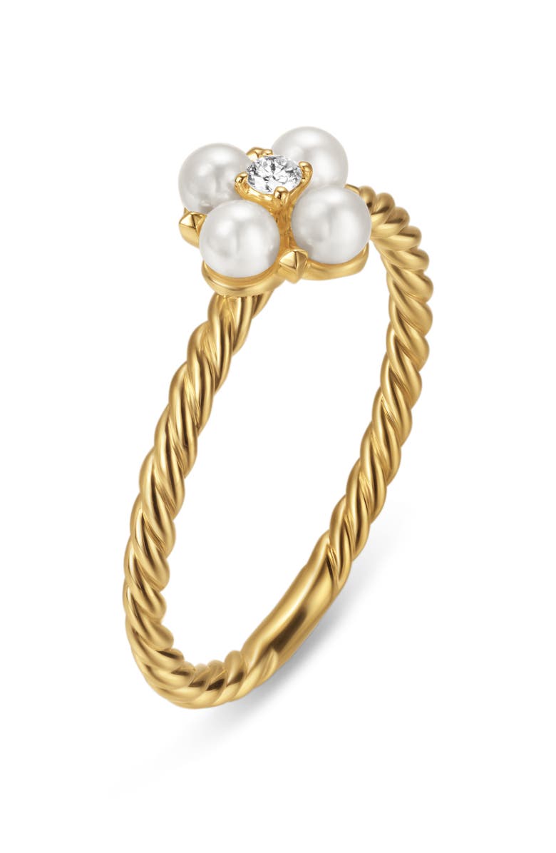 David Yurman Petite Modern Renaissance Ring, Alternate, color, 18K Gold