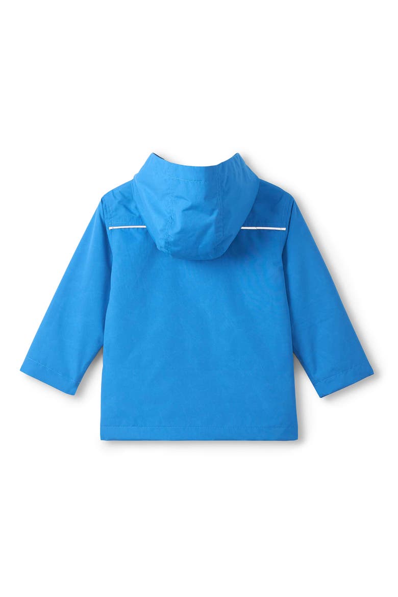 Kids' Aircraft Print Water-Pepellent Hooded Zip-Up Jacket, Alternate, color, BLUE