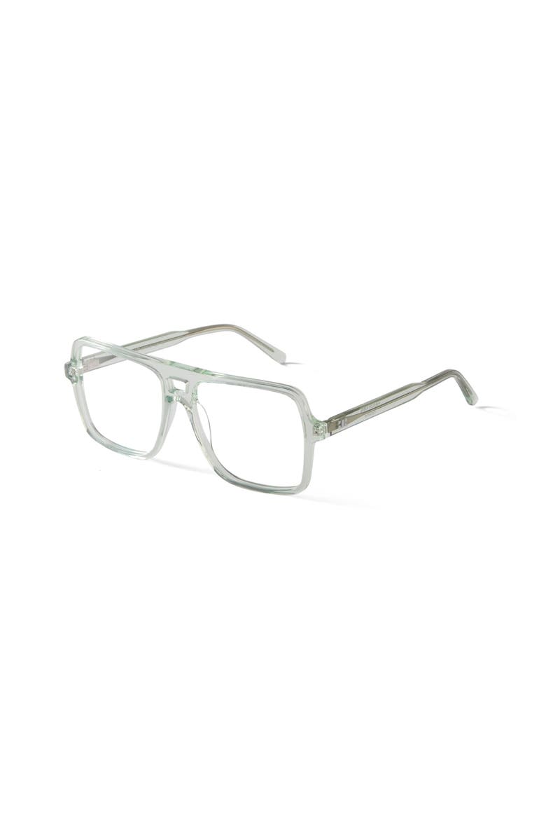 Dallas Blue Light Glasses, Alternate, color, Clear / Green