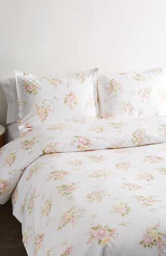 MELANGE HOME Rose Bouquet 400 Thread Count Cotton Duvet Set