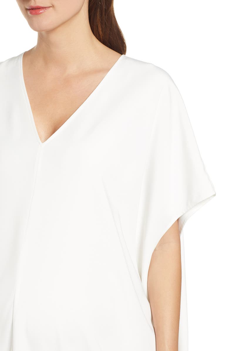 HATCH Slouch Dress, Alternate, color, White