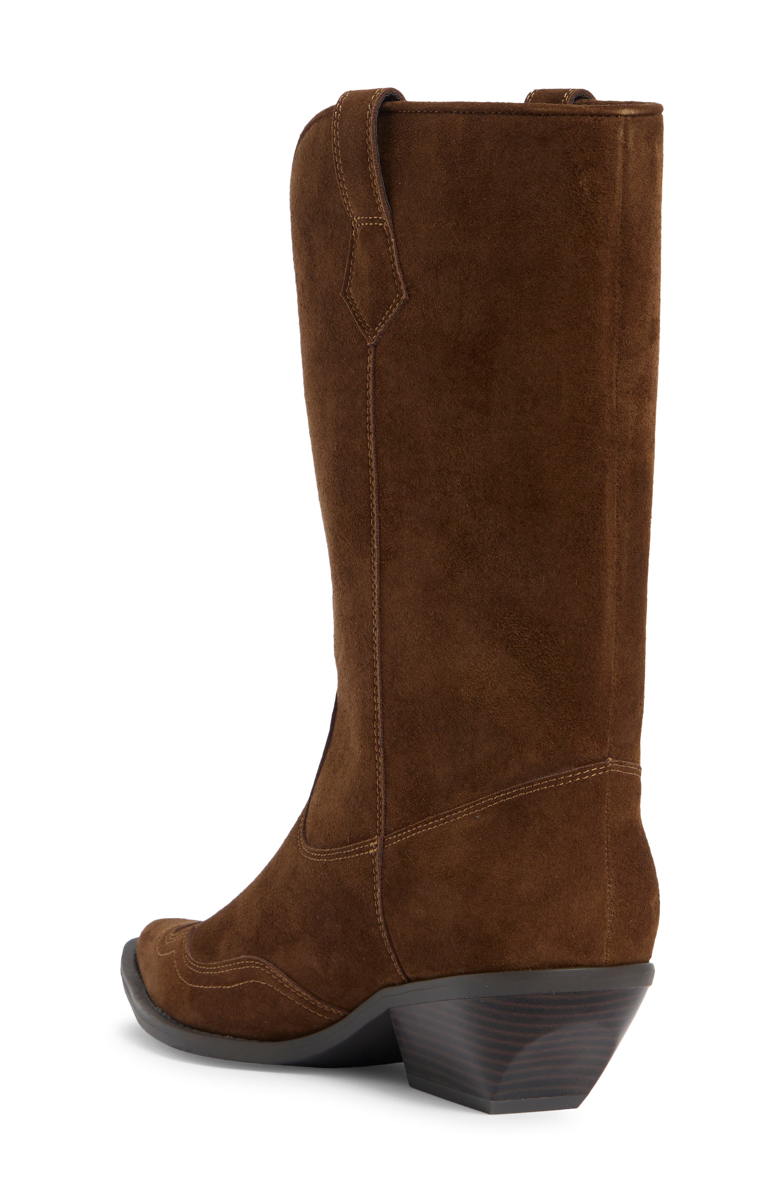 Britta Western Boot, Alternate, color, BROWN