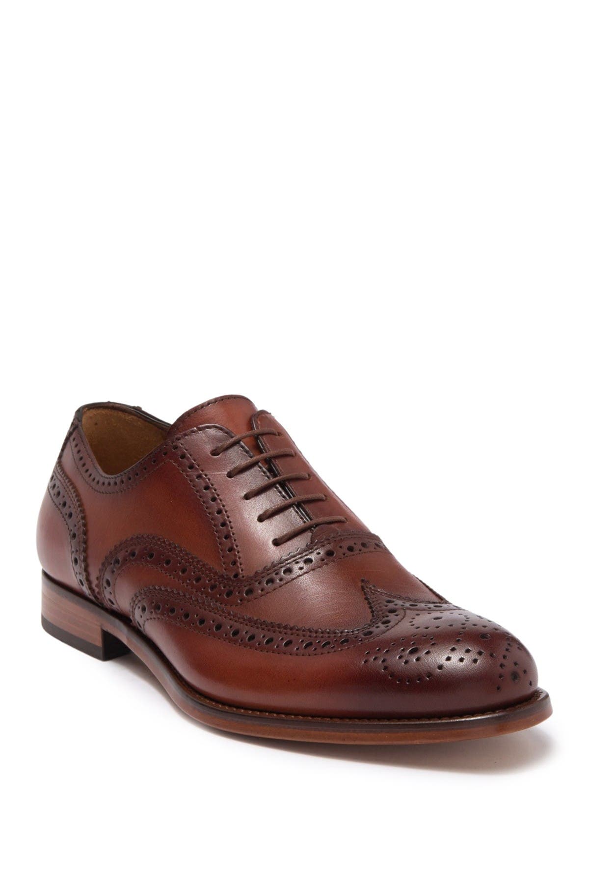 ANTONIO MAURIZI Classic Leather Wingtip Oxford, Main, color, 