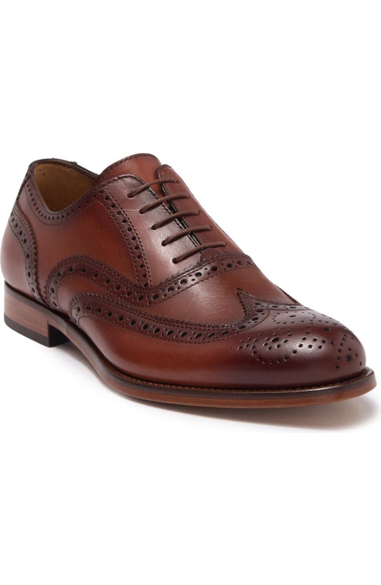 ANTONIO MAURIZI Classic Leather Wingtip Oxford, Main, color,