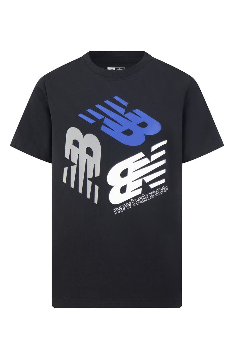 New Balance Kids' Logo Graphic T-Shirt & Shorts Set, Alternate, color,