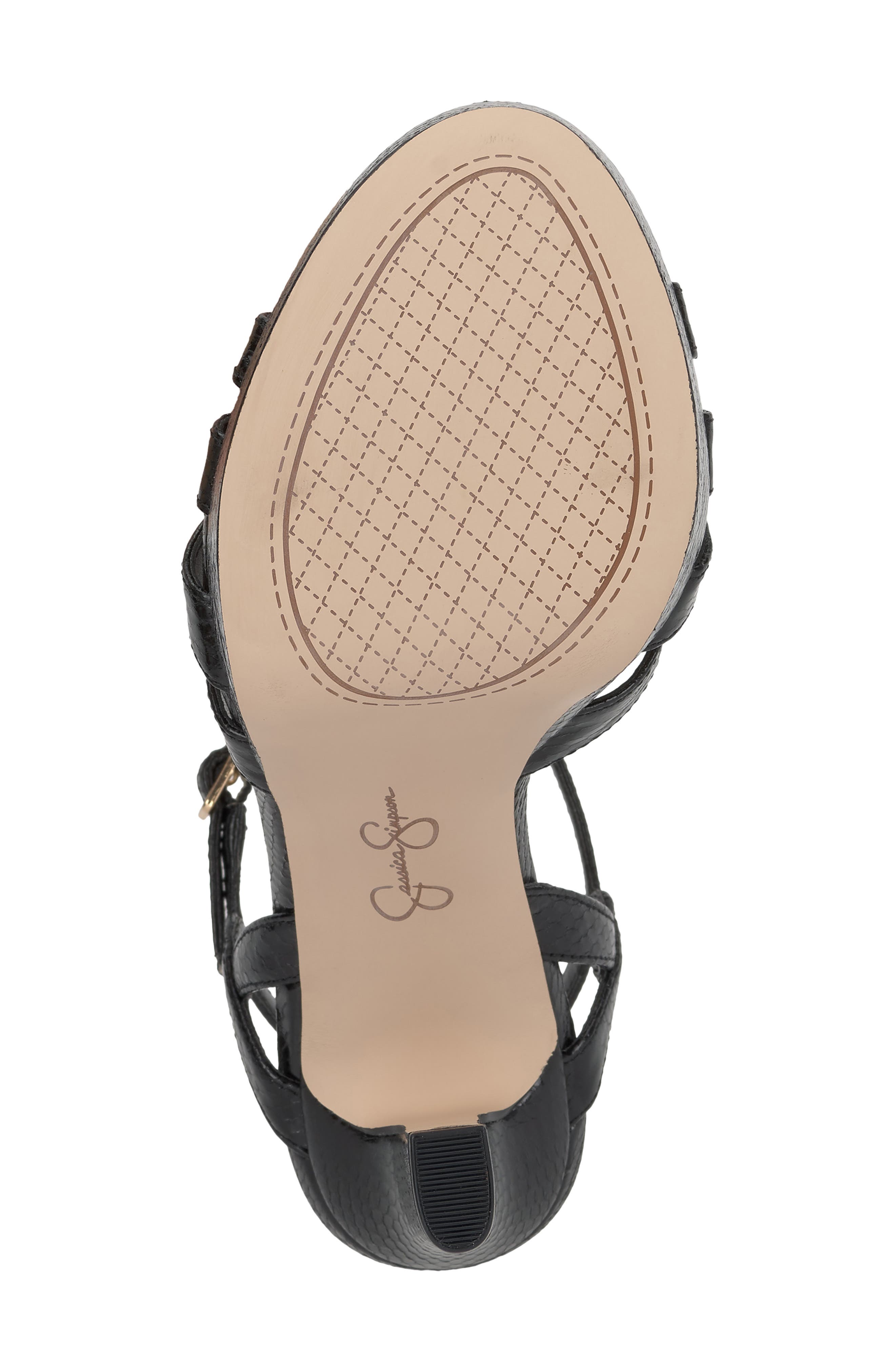 Jessica Simpson Itzari Ankle Strap Platform Sandal, Alternate, color, Black