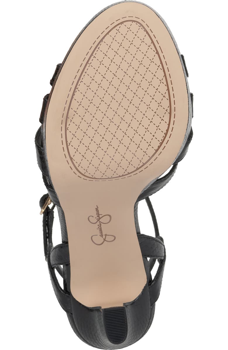 Jessica Simpson Itzari Ankle Strap Platform Sandal, Alternate, color, Black