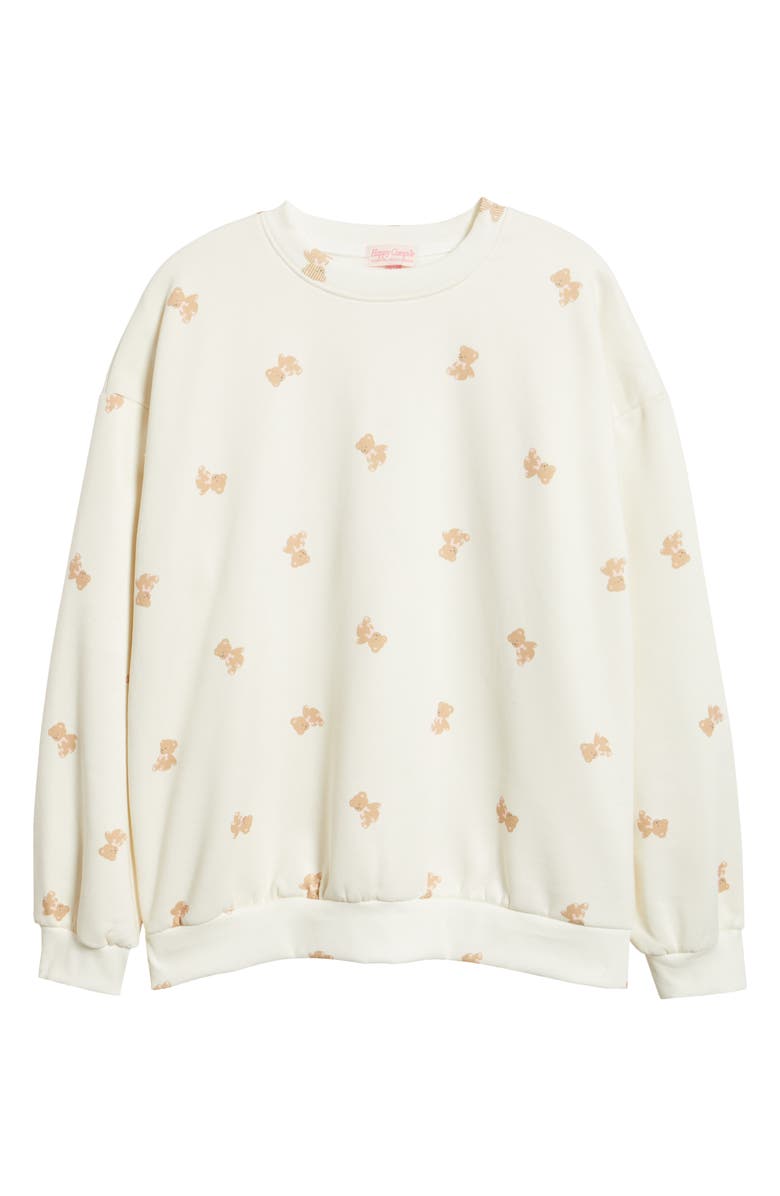 HAPPY CAMP3R Dreams Crewneck Sweatshirt, Alternate, color, Cream