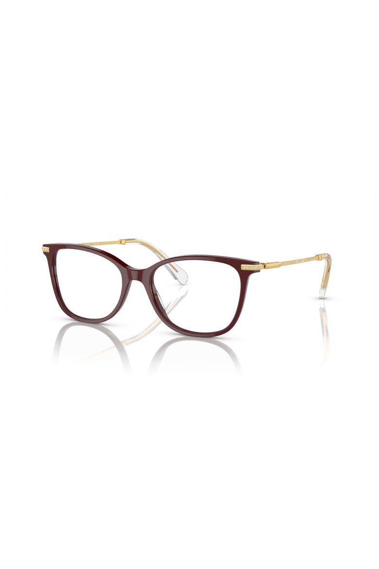 54mm Square optical glasses, Main, color, Red
