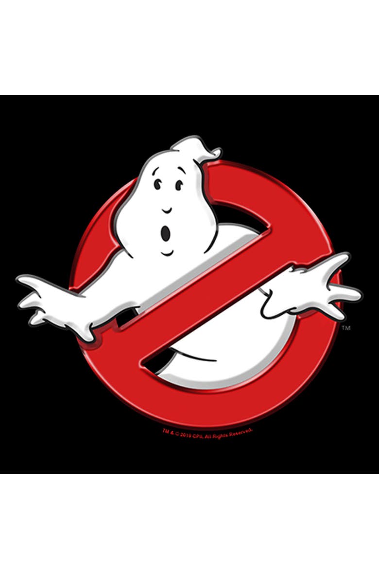 Boy's Ghostbusters Classic Logo  Graphic T-Shirt, Alternate, color, Black