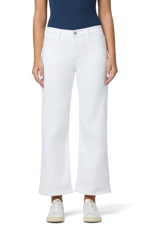 Rosalie High Waist Ankle Wide Leg Jeans