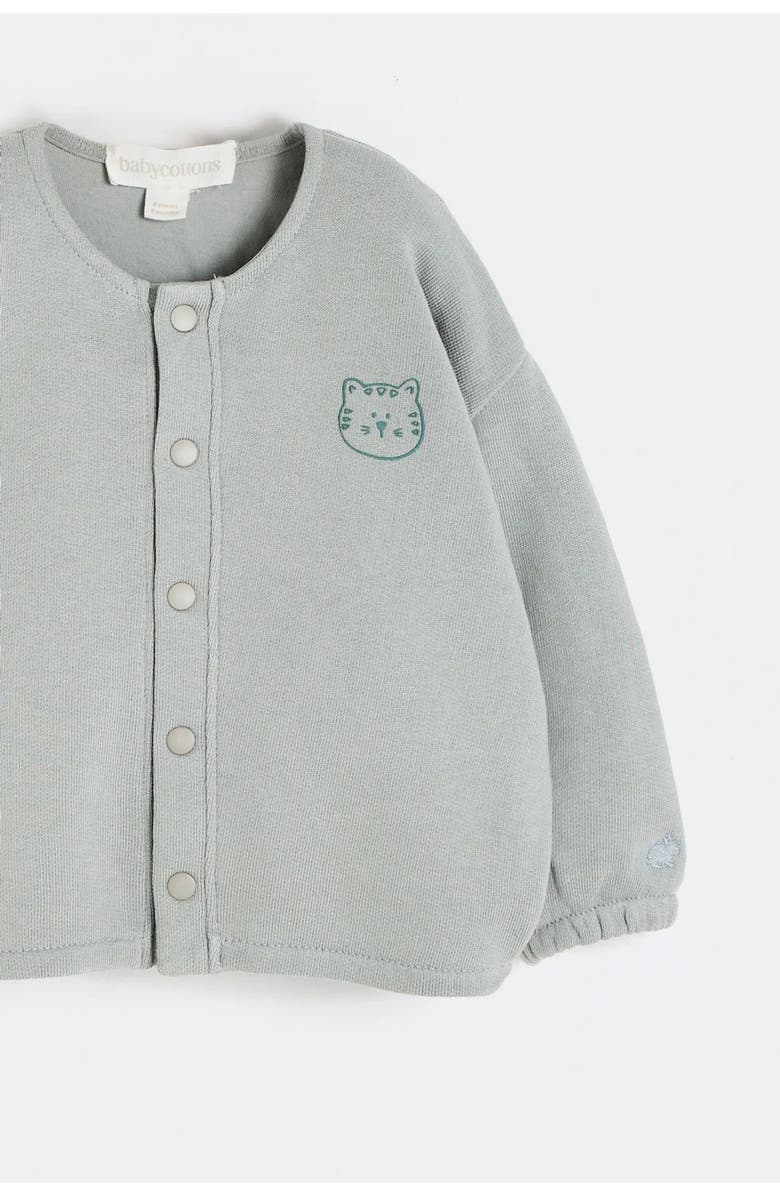 Babycottons Apple Cardigan for Infant, Alternate, color, Green