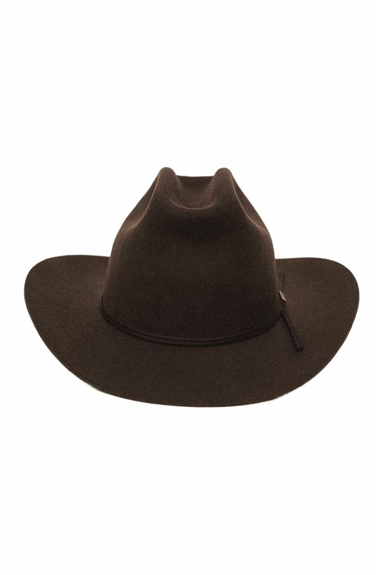 Butler County Retro Western Hat, Alternate, color, Hickory