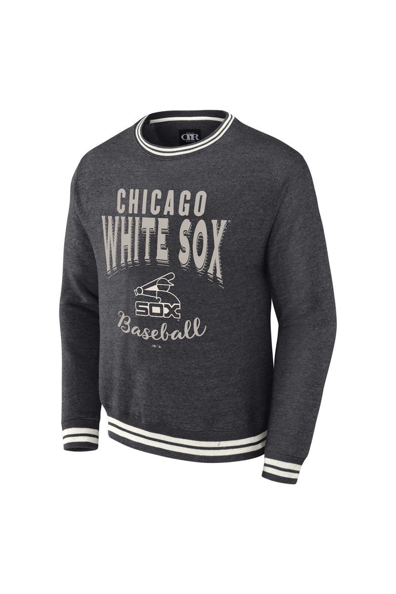 Men's Darius Rucker Collection by Fanatics  Heather Charcoal Chicago White Sox Vintage Pullover Sweatshirt, Alternate, color, Heather Charcoal
