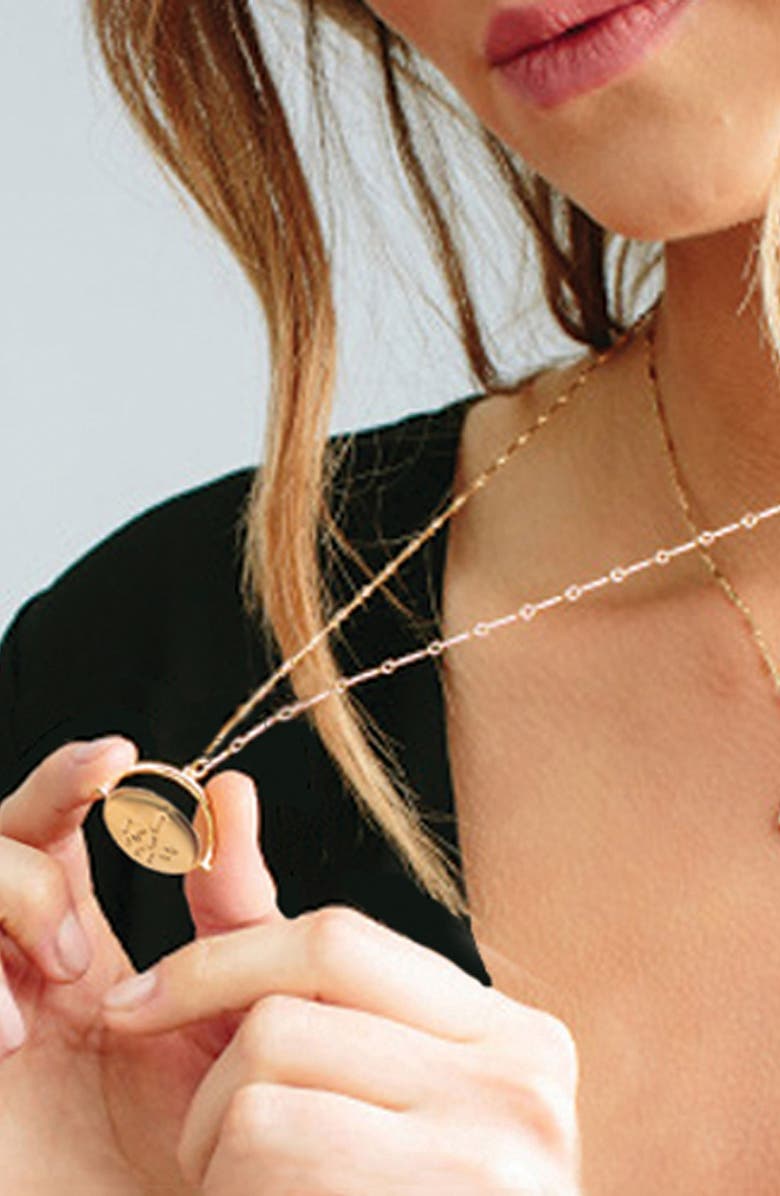 lulu dk Love Love Code Charm Necklace, Alternate, color,