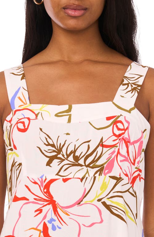 Halogen ® Challis Smocked Sundress In White