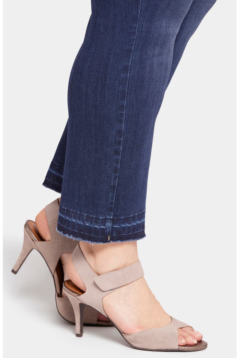 Marilyn High Waist Release Hem Ankle Straight Leg Jeans, Alternate, color, WONDERLAND